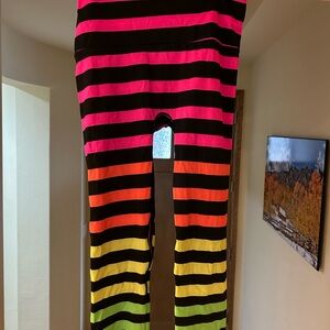 K-DEER Multicolor Striped Leggings